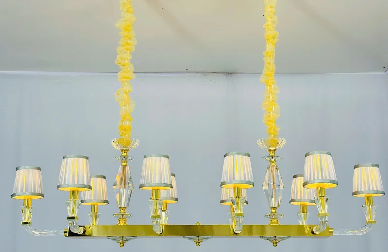 Ảnh thật Đèn Chùm Pha Lê DC8898N10L 