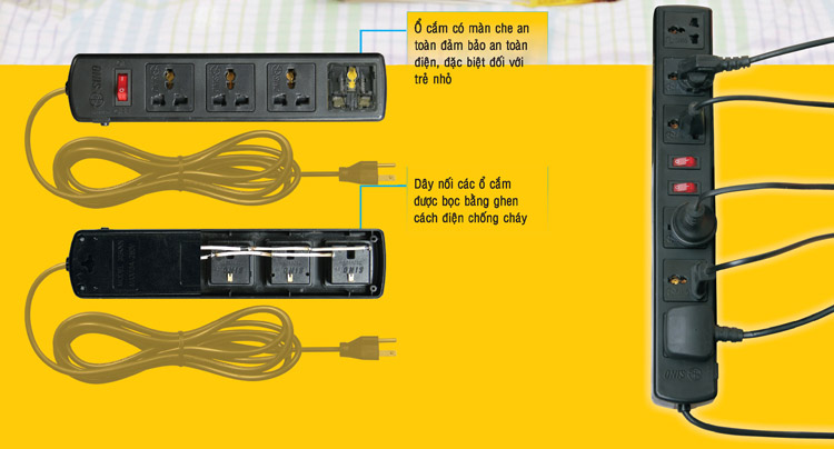 Ổ cắm kéo dài của Sino