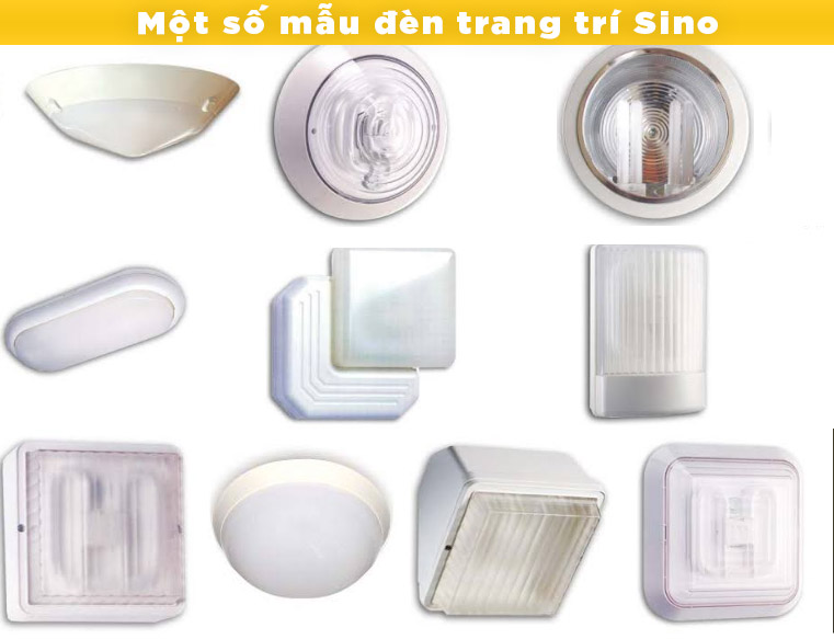 Một số mẫu đèn trang trí Sino