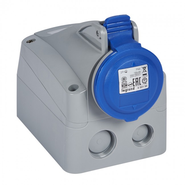 Ổ Cắm Công Nghiệp IP44 16A3P 555155