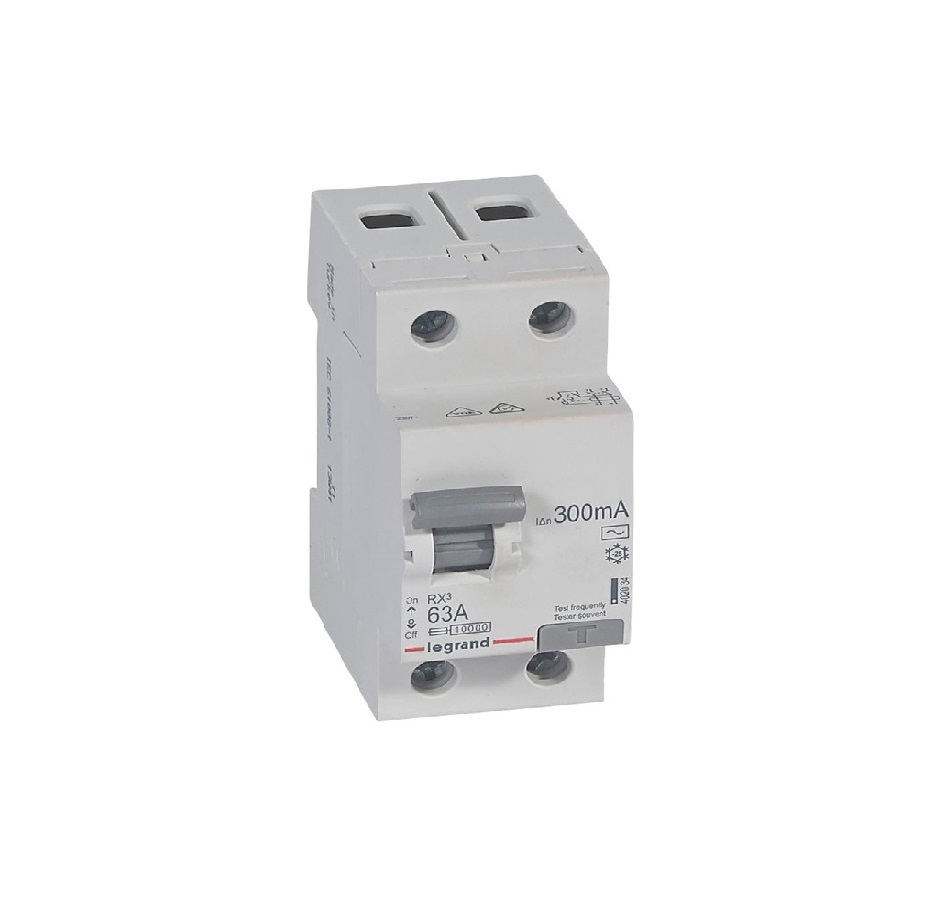 Thiết bị chống dòng rò RCD 63A 300mA RX3 Legrand