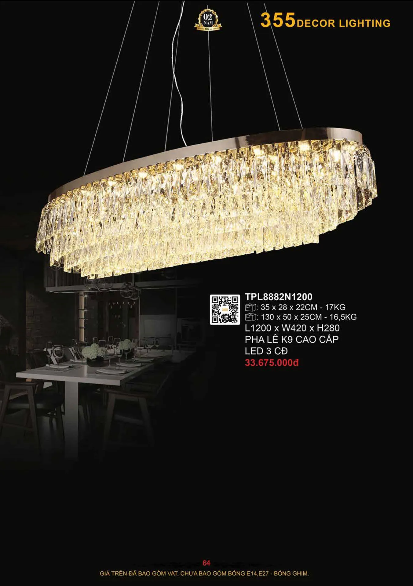 Catalogue Đèn Trang Trí 355 Decor 2026 - Trang 65)