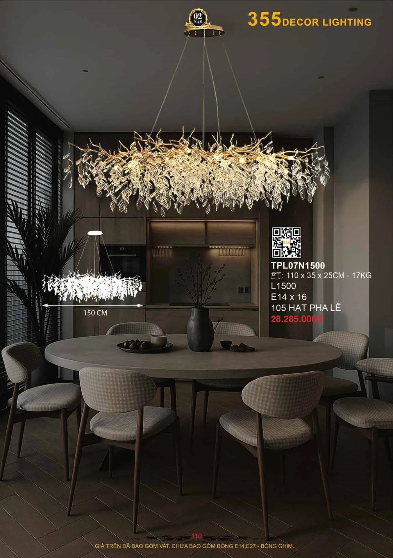 Catalogue Đèn Trang Trí 355 Decor 2026 - Trang 111)