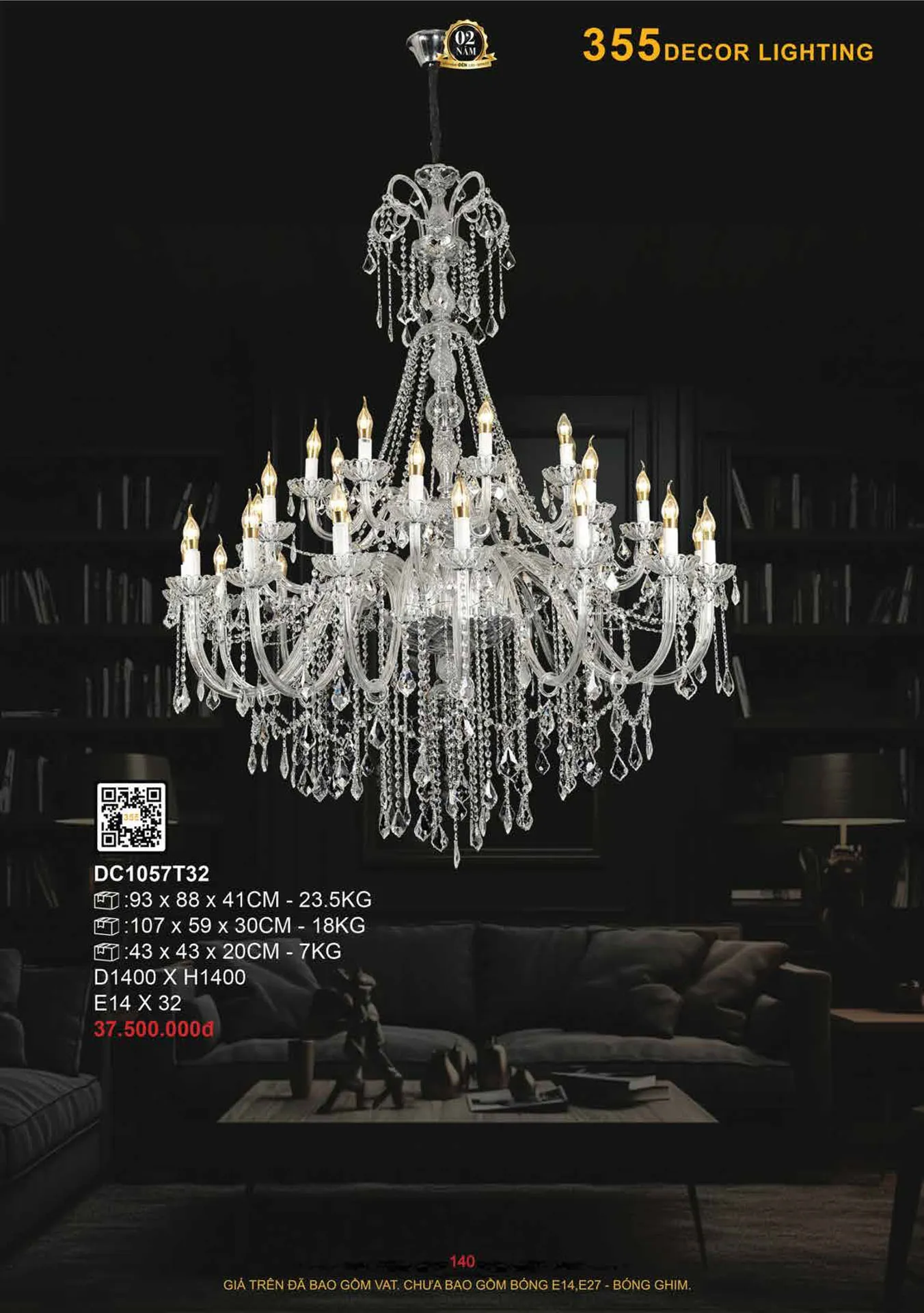 Catalogue Đèn Trang Trí 355 Decor 2026 - Trang 141)