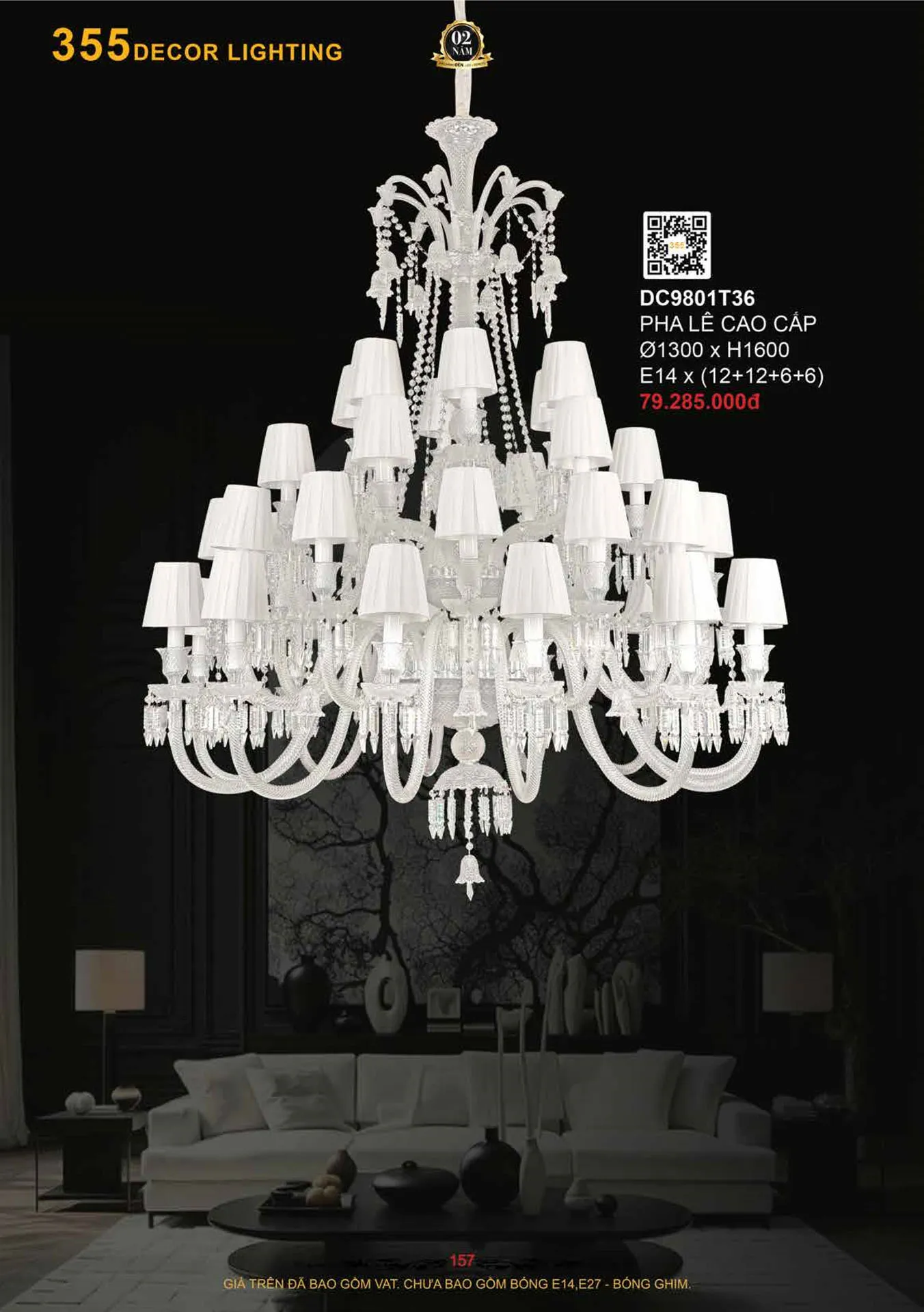 Catalogue Đèn Trang Trí 355 Decor 2026 - Trang 158)