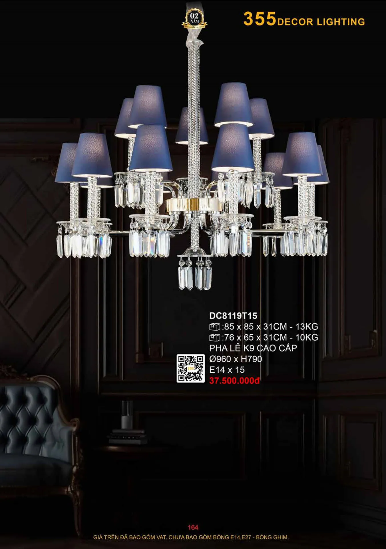 Catalogue Đèn Trang Trí 355 Decor 2026 - Trang 165)