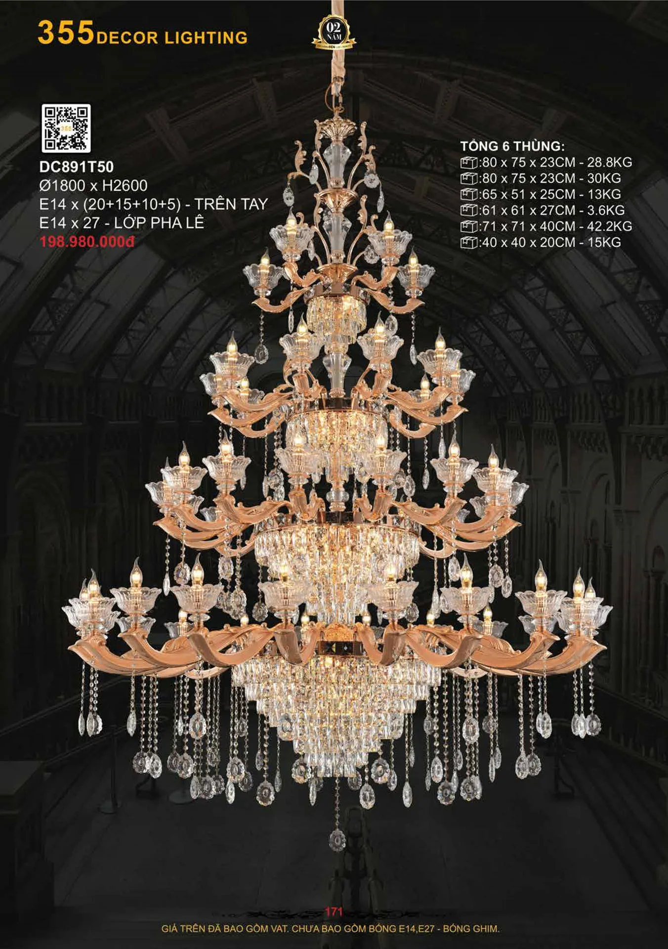 Catalogue Đèn Trang Trí 355 Decor 2026 - Trang 172)