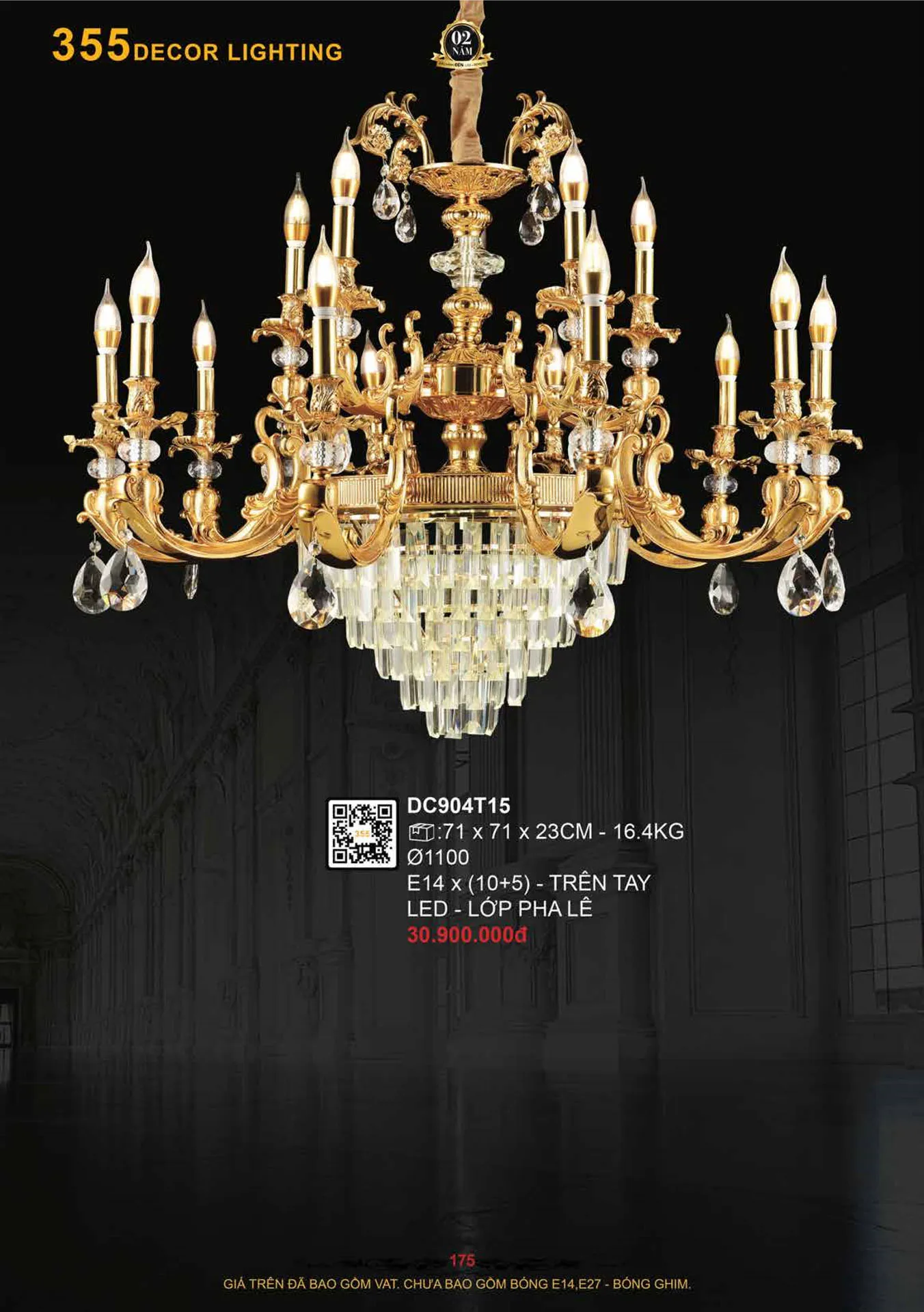 Catalogue Đèn Trang Trí 355 Decor 2026 - Trang 176)