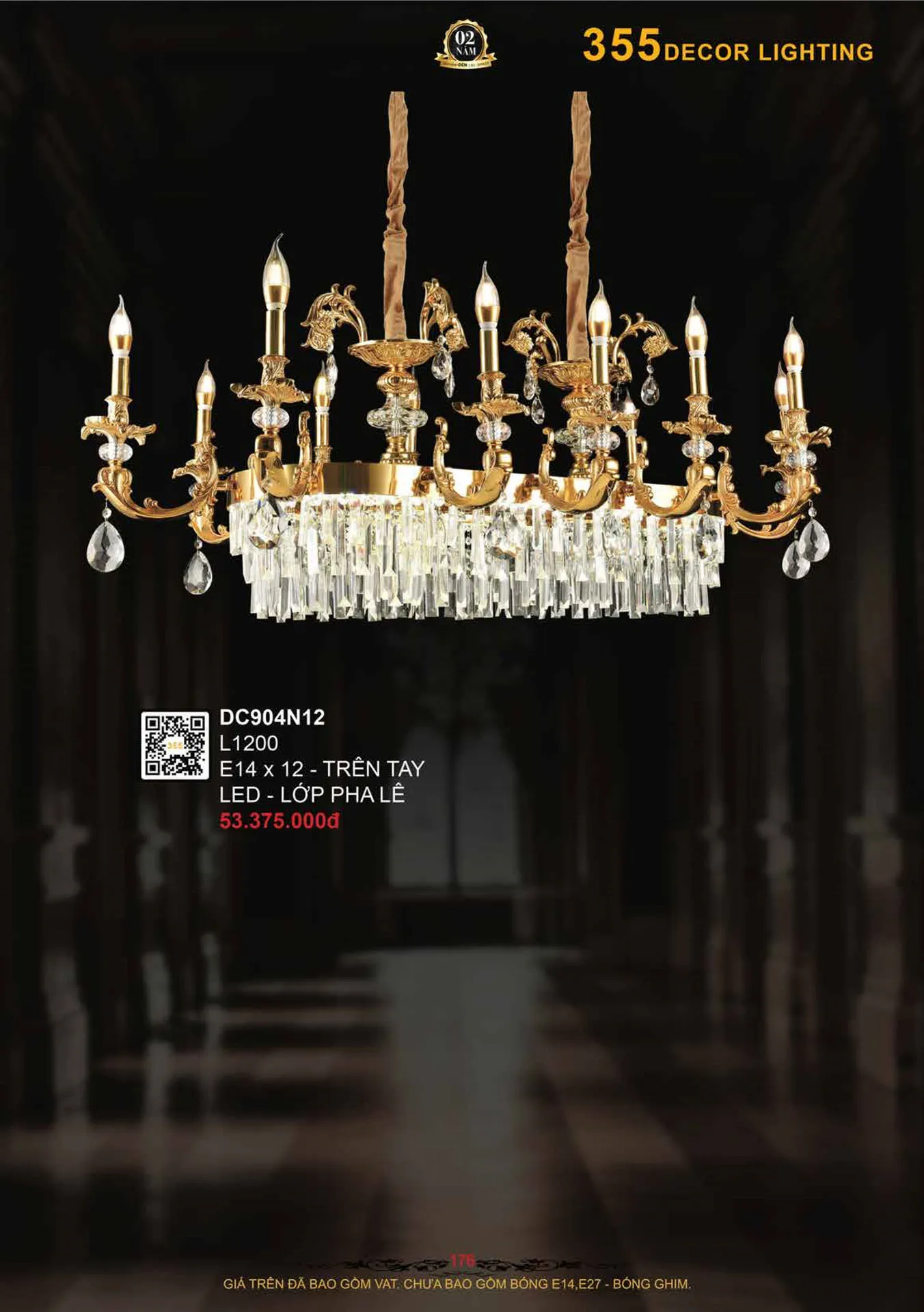 Catalogue Đèn Trang Trí 355 Decor 2026 - Trang 177)