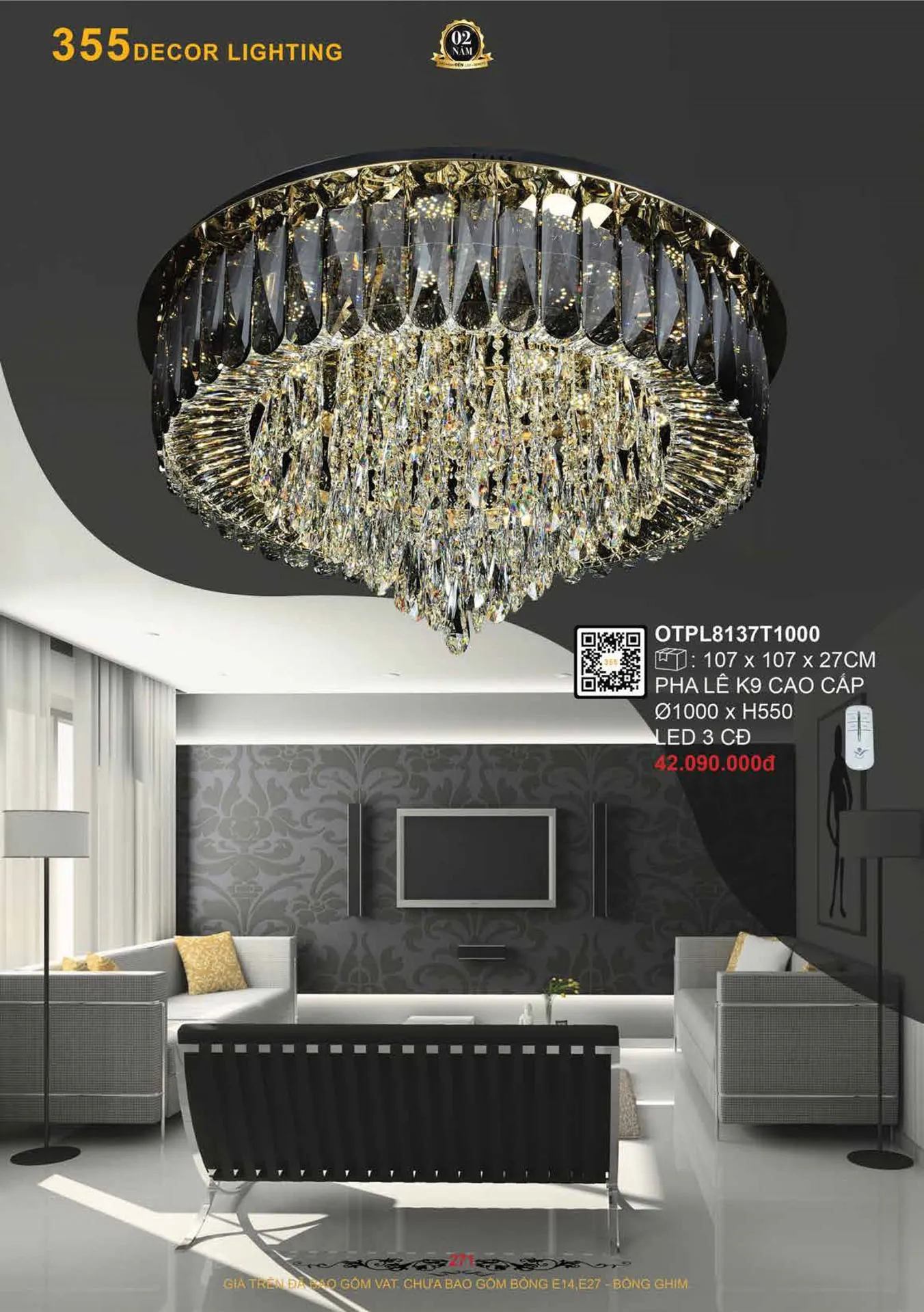 Catalogue Đèn Trang Trí 355 Decor 2026 - Trang 272)