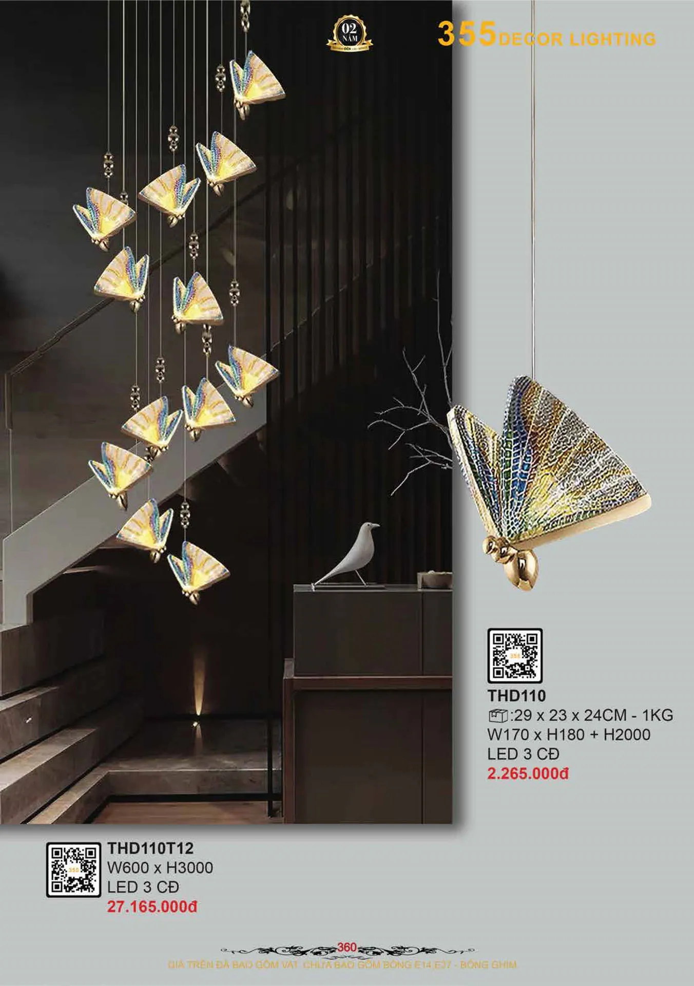 Catalogue Đèn Trang Trí 355 Decor 2026 - Trang 361)