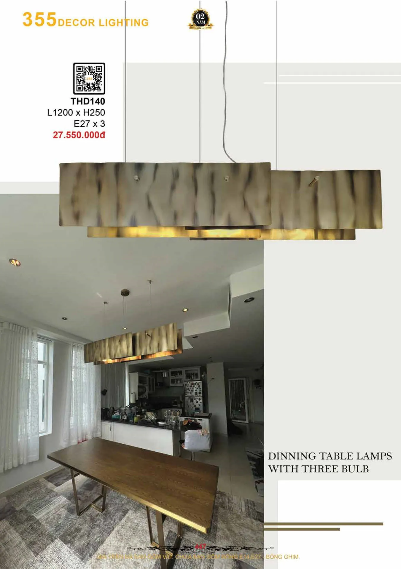 Catalogue Đèn Trang Trí 355 Decor 2026 - Trang 448)