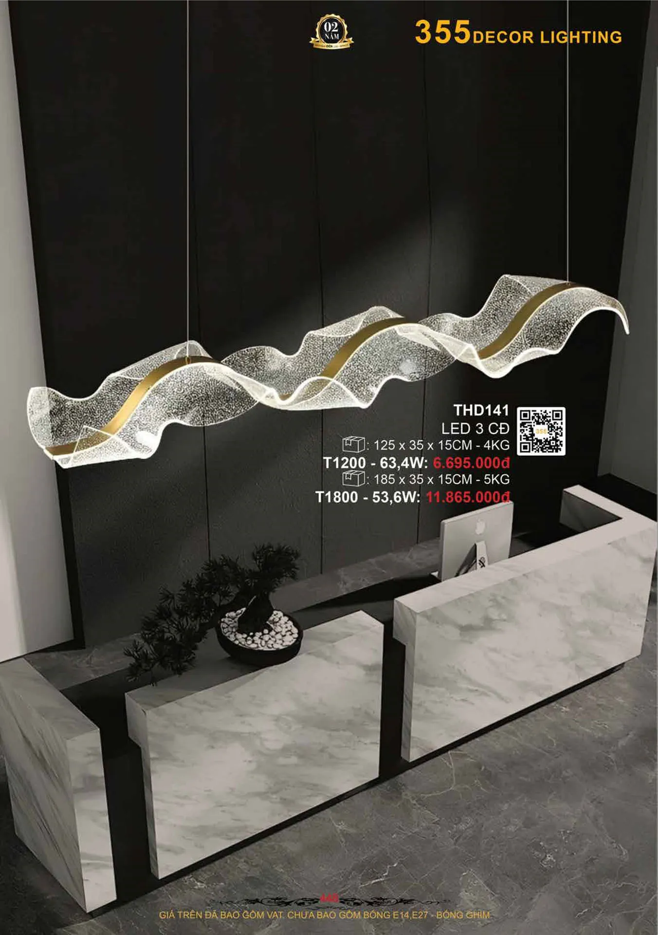 Catalogue Đèn Trang Trí 355 Decor 2026 - Trang 449)