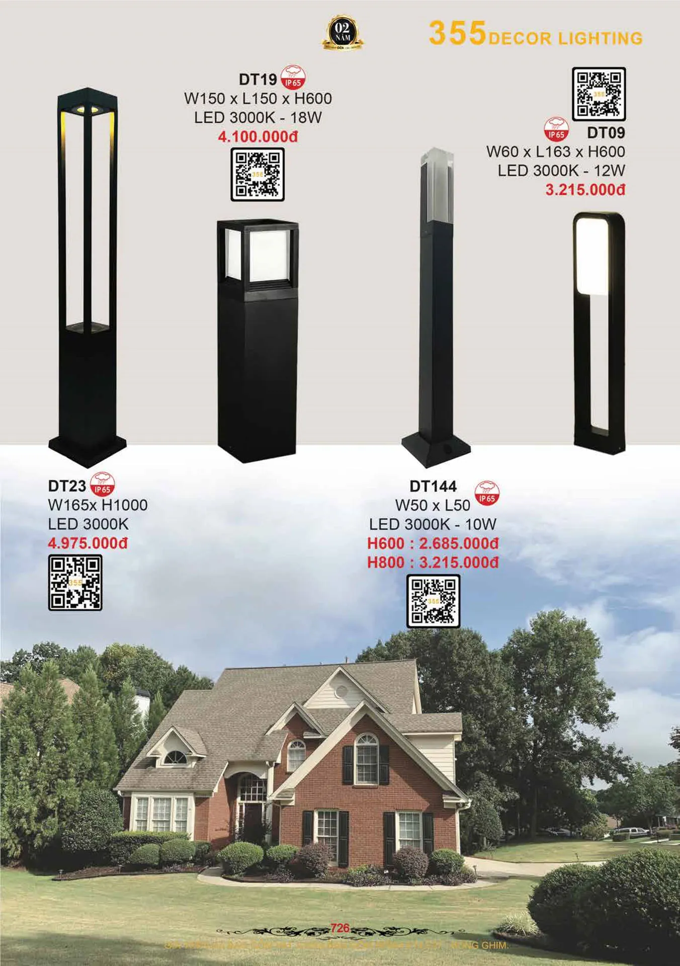 Catalogue Đèn Trang Trí 355 Decor 2026 - Trang 27)