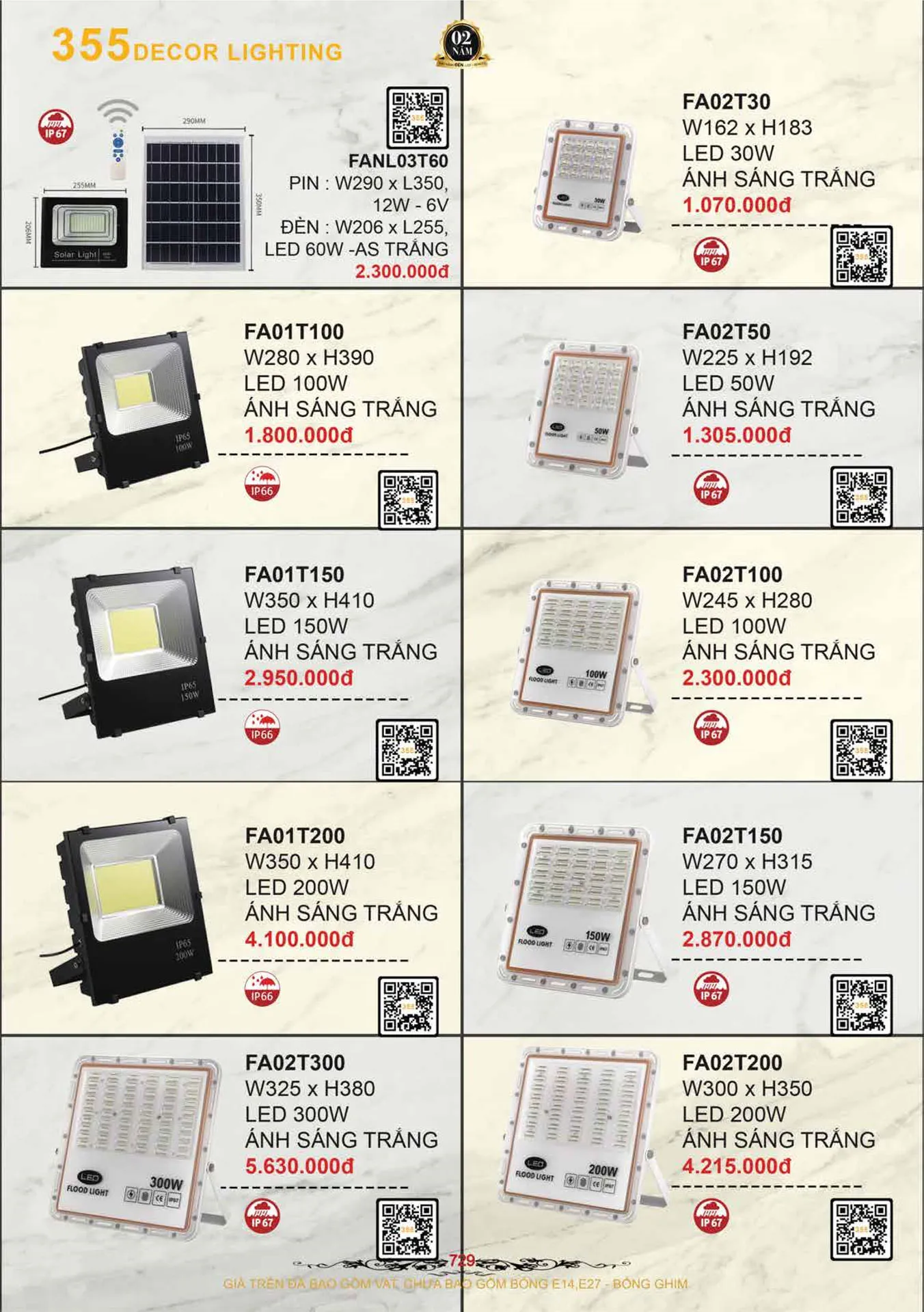 Catalogue Đèn Trang Trí 355 Decor 2026 - Trang 30)