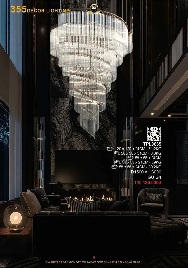Catalogue Đèn Trang Trí 355 Decor 2026 - Trang 10)