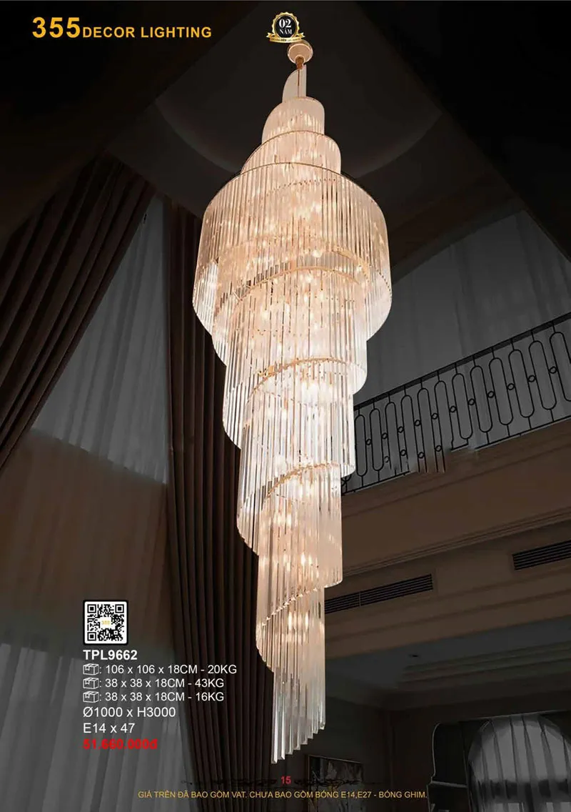 Catalogue Đèn Trang Trí 355 Decor 2026 - Trang 16)