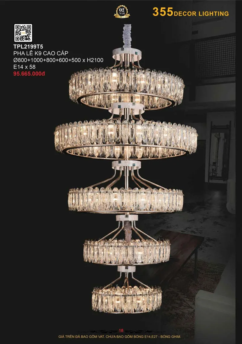 Catalogue Đèn Trang Trí 355 Decor 2026 - Trang 19)