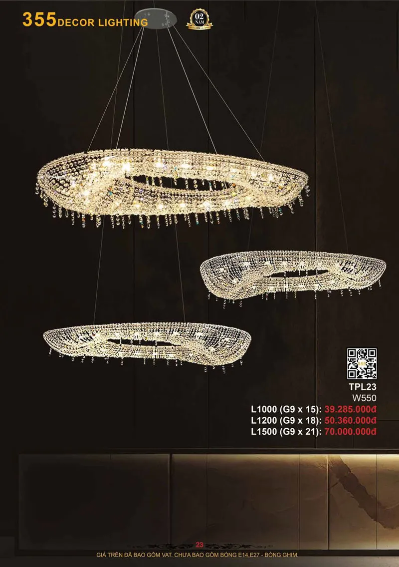 Catalogue Đèn Trang Trí 355 Decor 2026 - Trang 24)