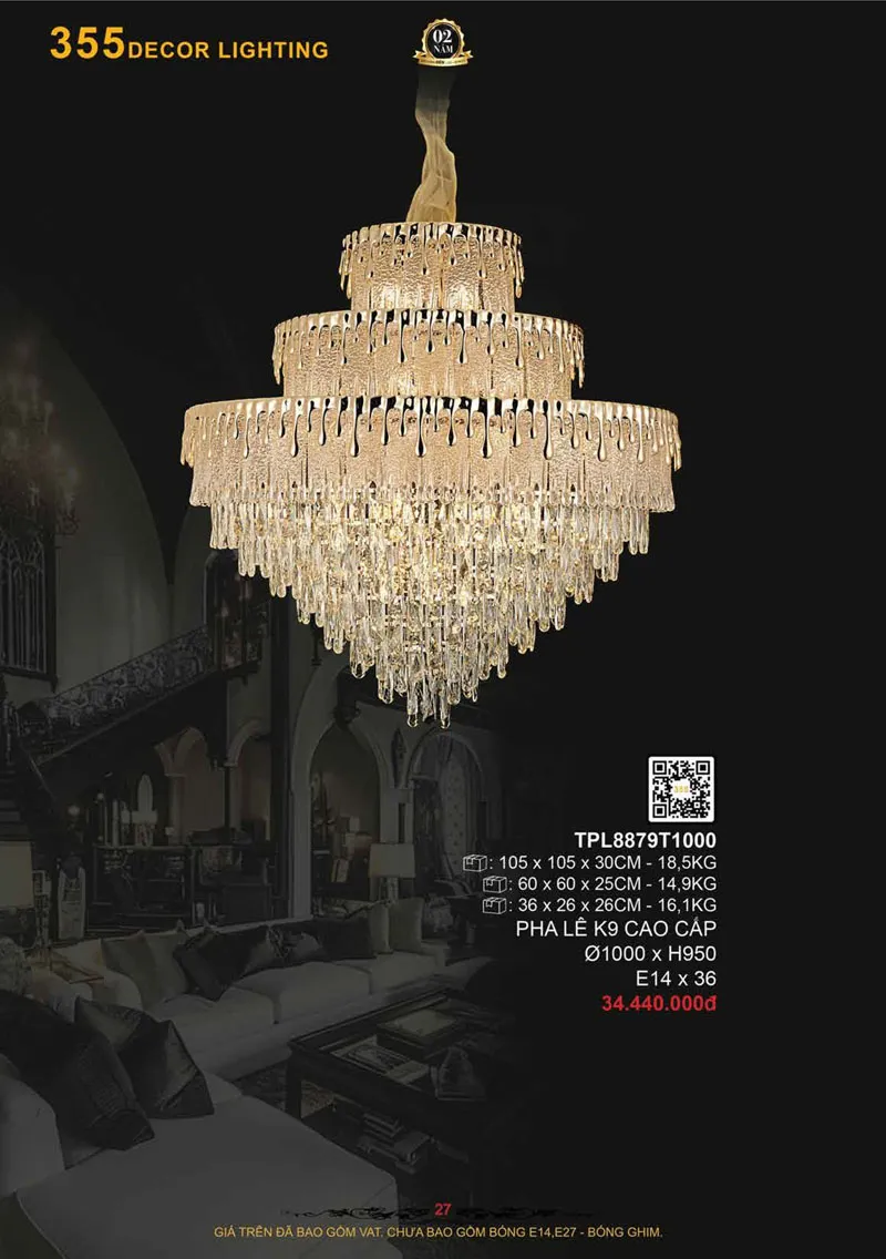 Catalogue Đèn Trang Trí 355 Decor 2026 - Trang 28)