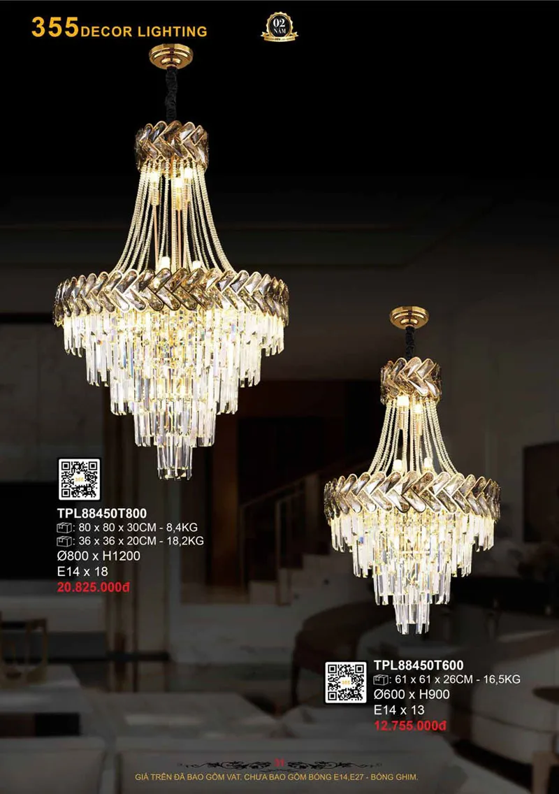 Catalogue Đèn Trang Trí 355 Decor 2026 - Trang 32)
