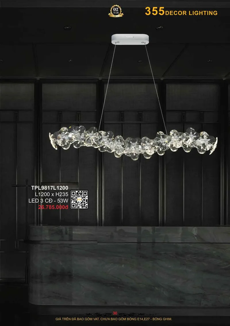 Catalogue Đèn Trang Trí 355 Decor 2026 - Trang 37)