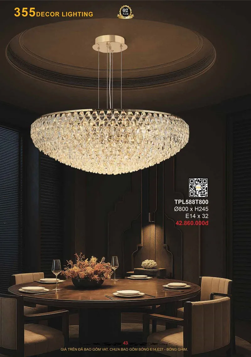 Catalogue Đèn Trang Trí 355 Decor 2026 - Trang 44)