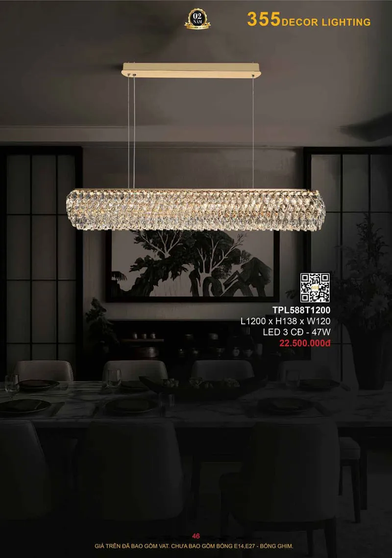 Catalogue Đèn Trang Trí 355 Decor 2026 - Trang 47)