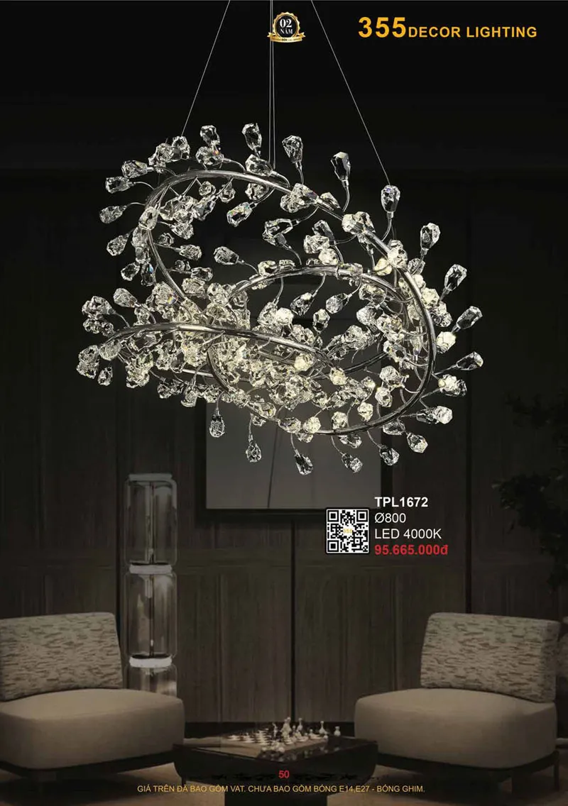 Catalogue Đèn Trang Trí 355 Decor 2026 - Trang 51)