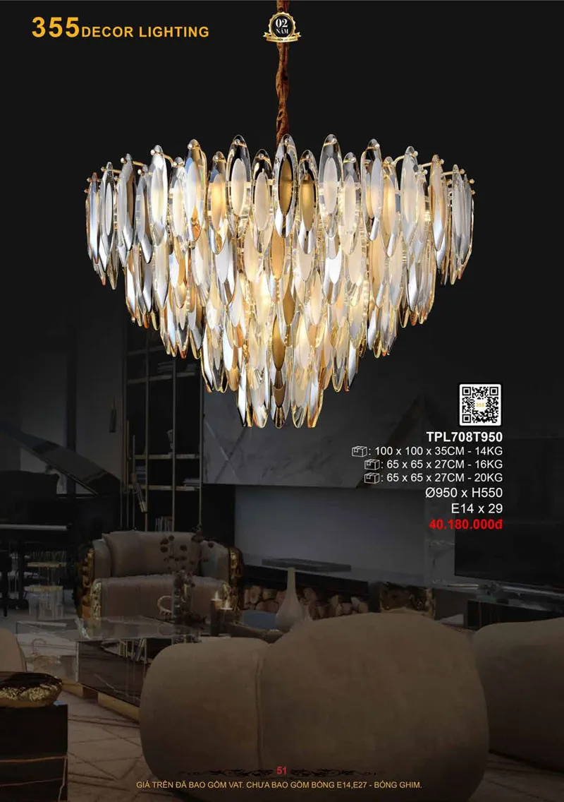 Catalogue Đèn Trang Trí 355 Decor 2026 - Trang 52)
