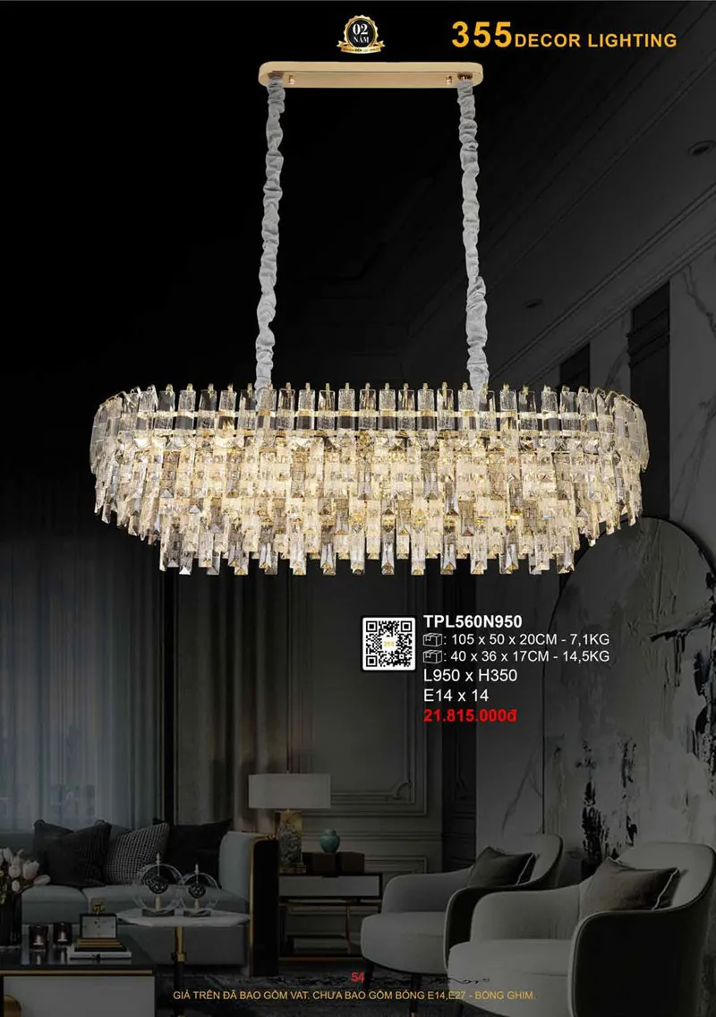 Catalogue Đèn Trang Trí 355 Decor 2026 - Trang 55)