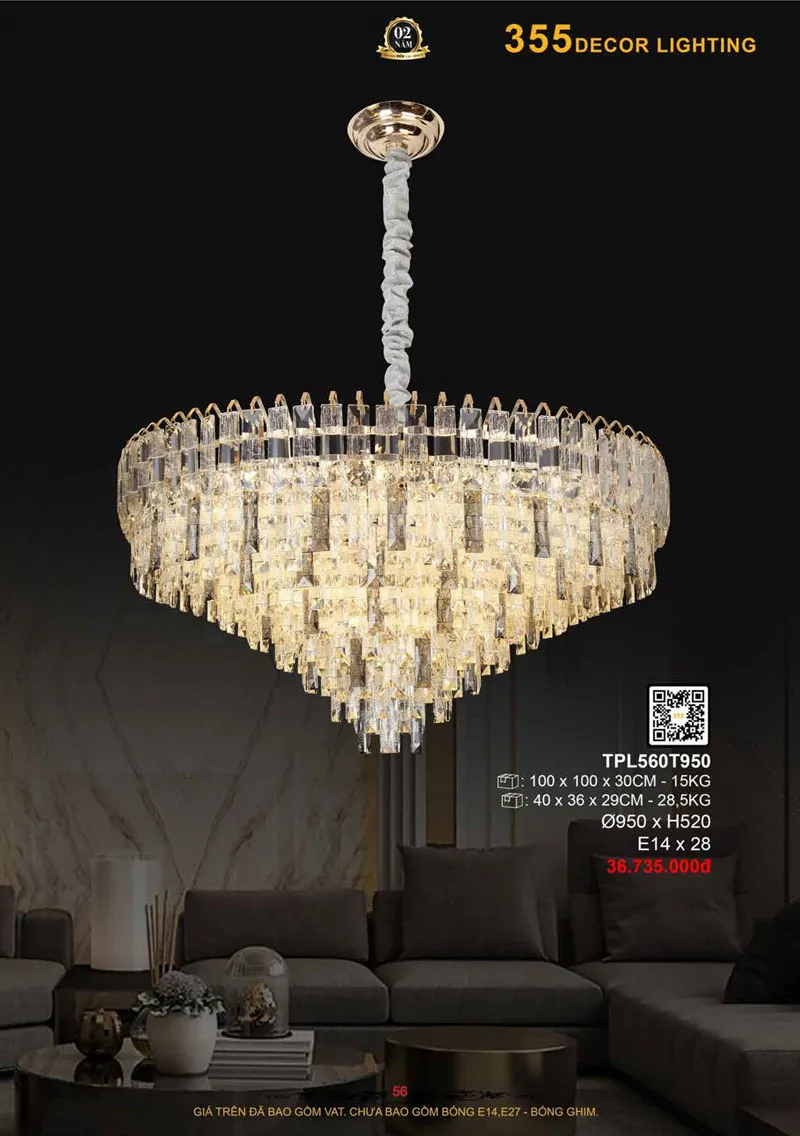 Catalogue Đèn Trang Trí 355 Decor 2026 - Trang 57)