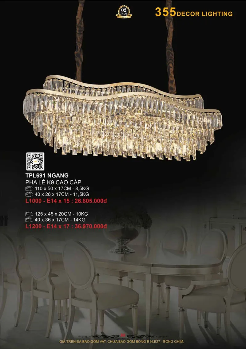 Catalogue Đèn Trang Trí 355 Decor 2026 - Trang 67)