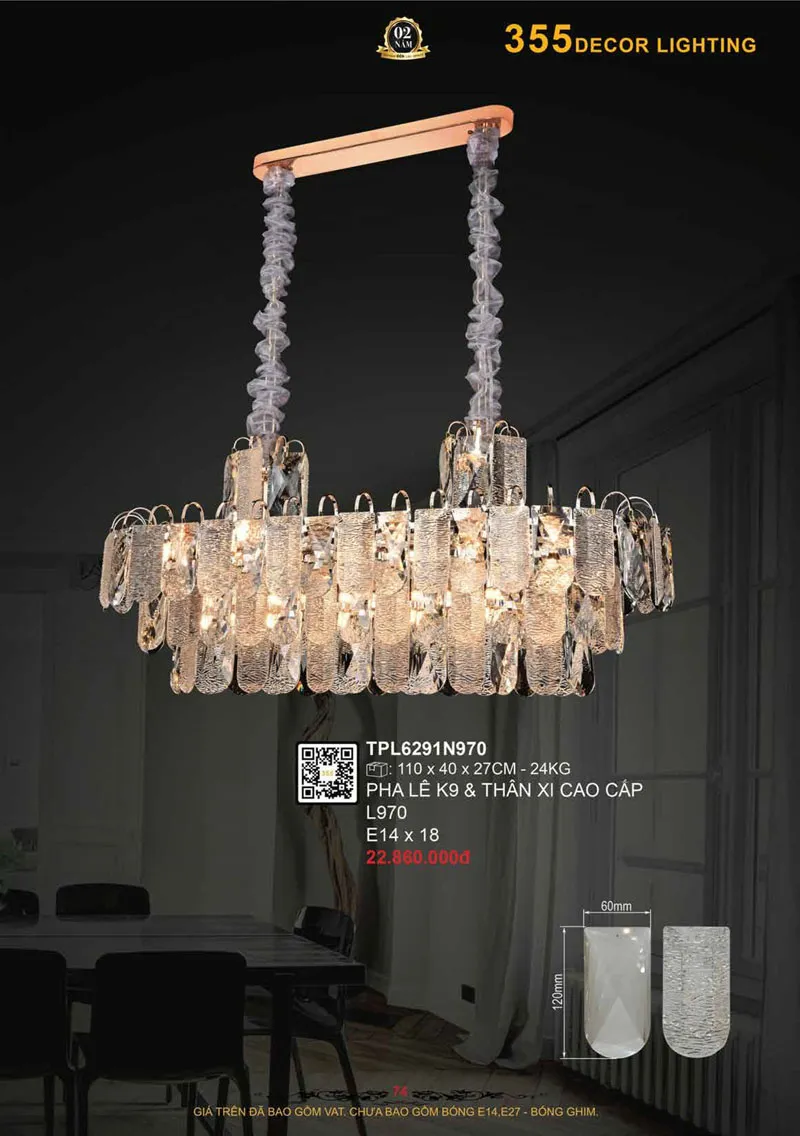 Catalogue Đèn Trang Trí 355 Decor 2026 - Trang 75)