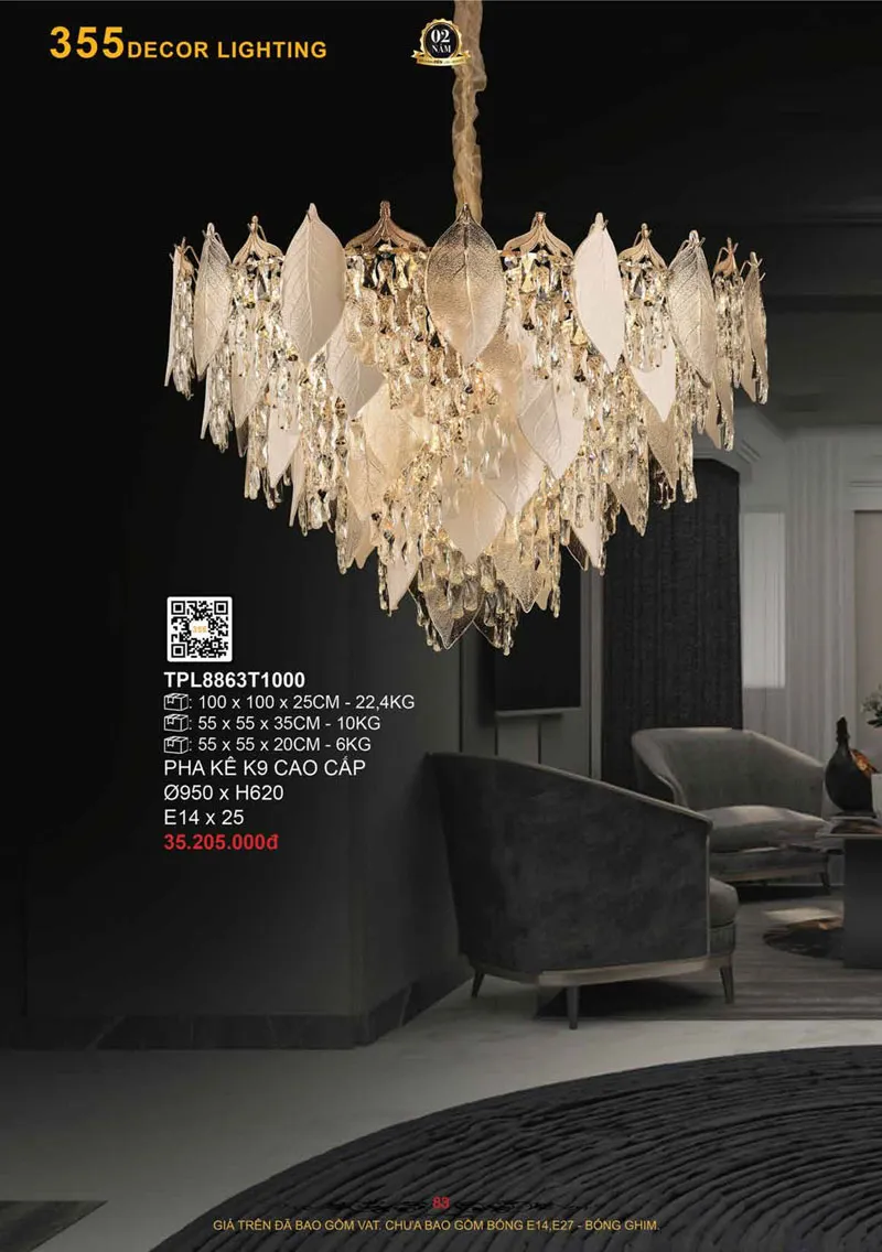 Catalogue Đèn Trang Trí 355 Decor 2026 - Trang 84)
