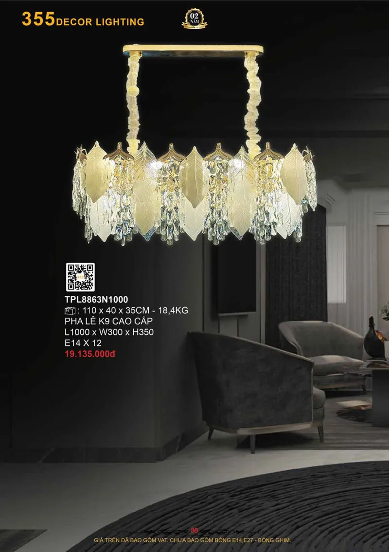 Catalogue Đèn Trang Trí 355 Decor 2026 - Trang 86)