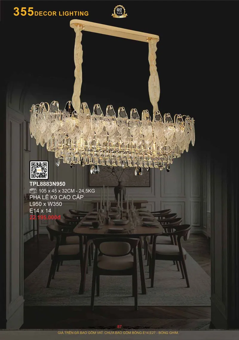 Catalogue Đèn Trang Trí 355 Decor 2026 - Trang 88)