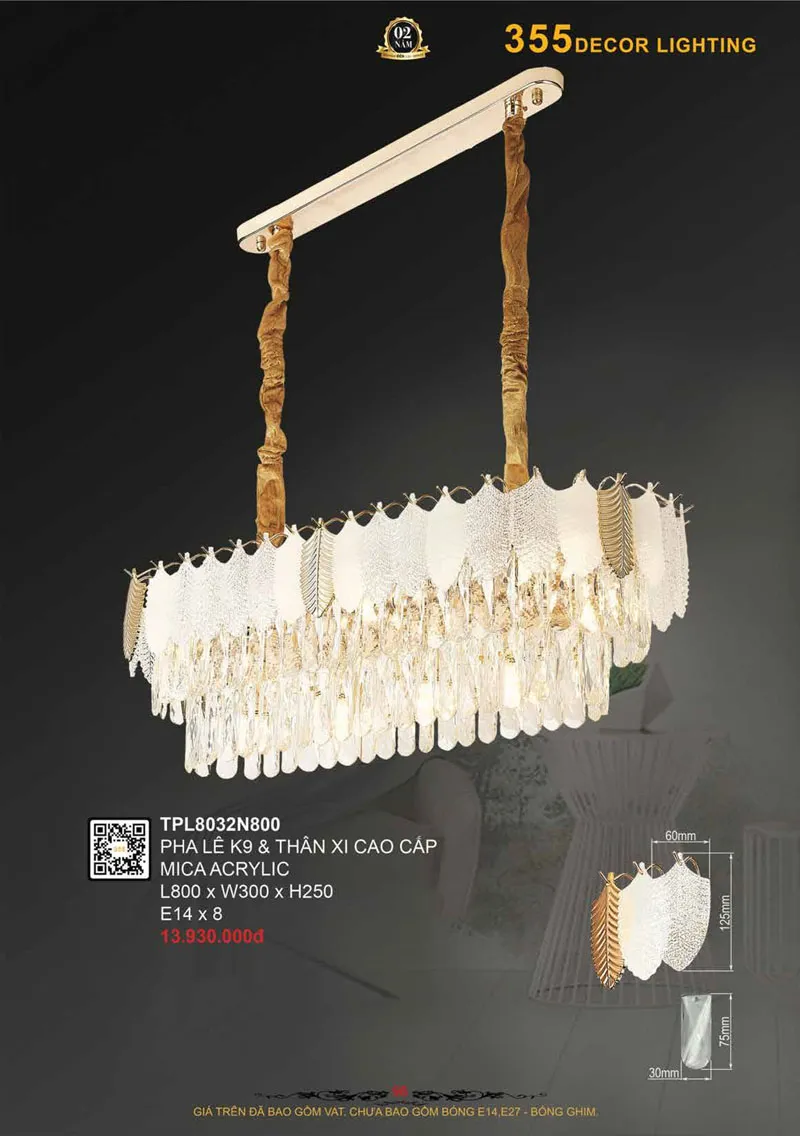 Catalogue Đèn Trang Trí 355 Decor 2026 - Trang 97)