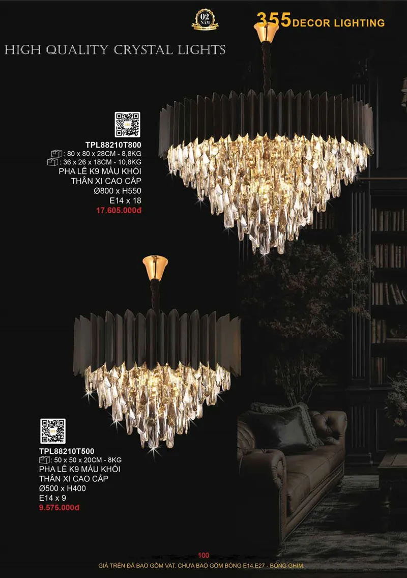 Catalogue Đèn Trang Trí 355 Decor 2026 - Trang 101)