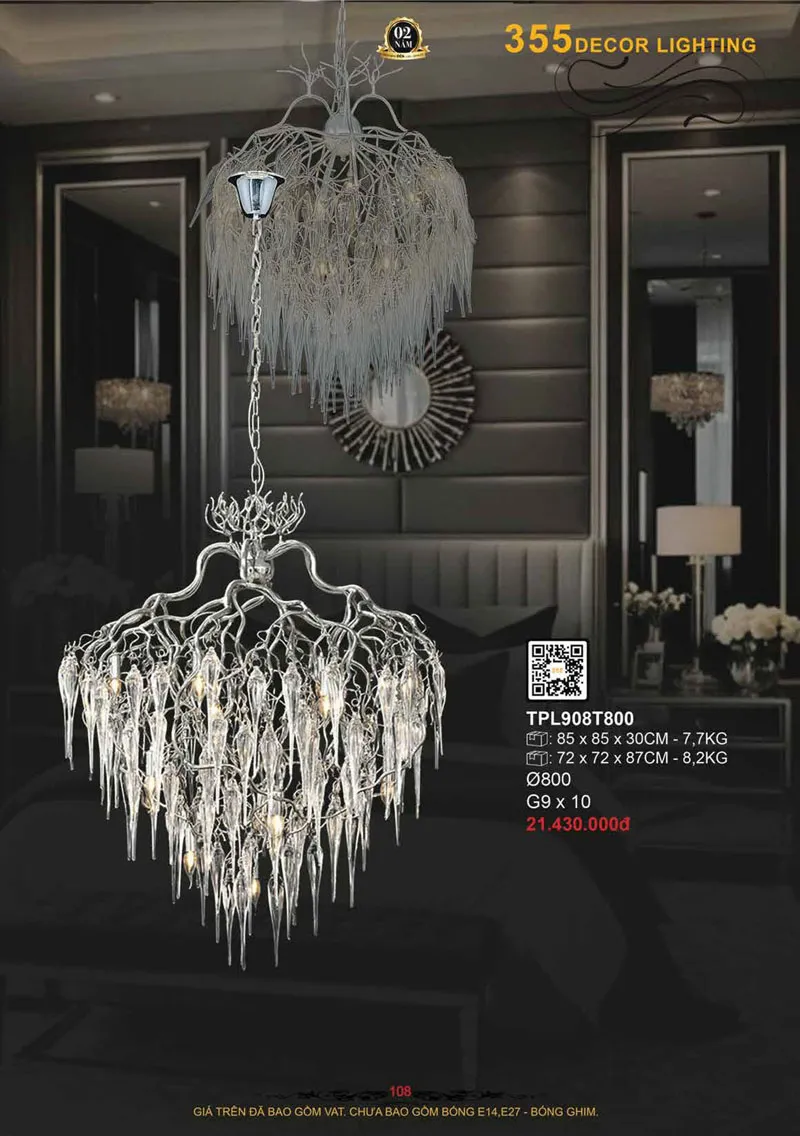 Catalogue Đèn Trang Trí 355 Decor 2026 - Trang 109)