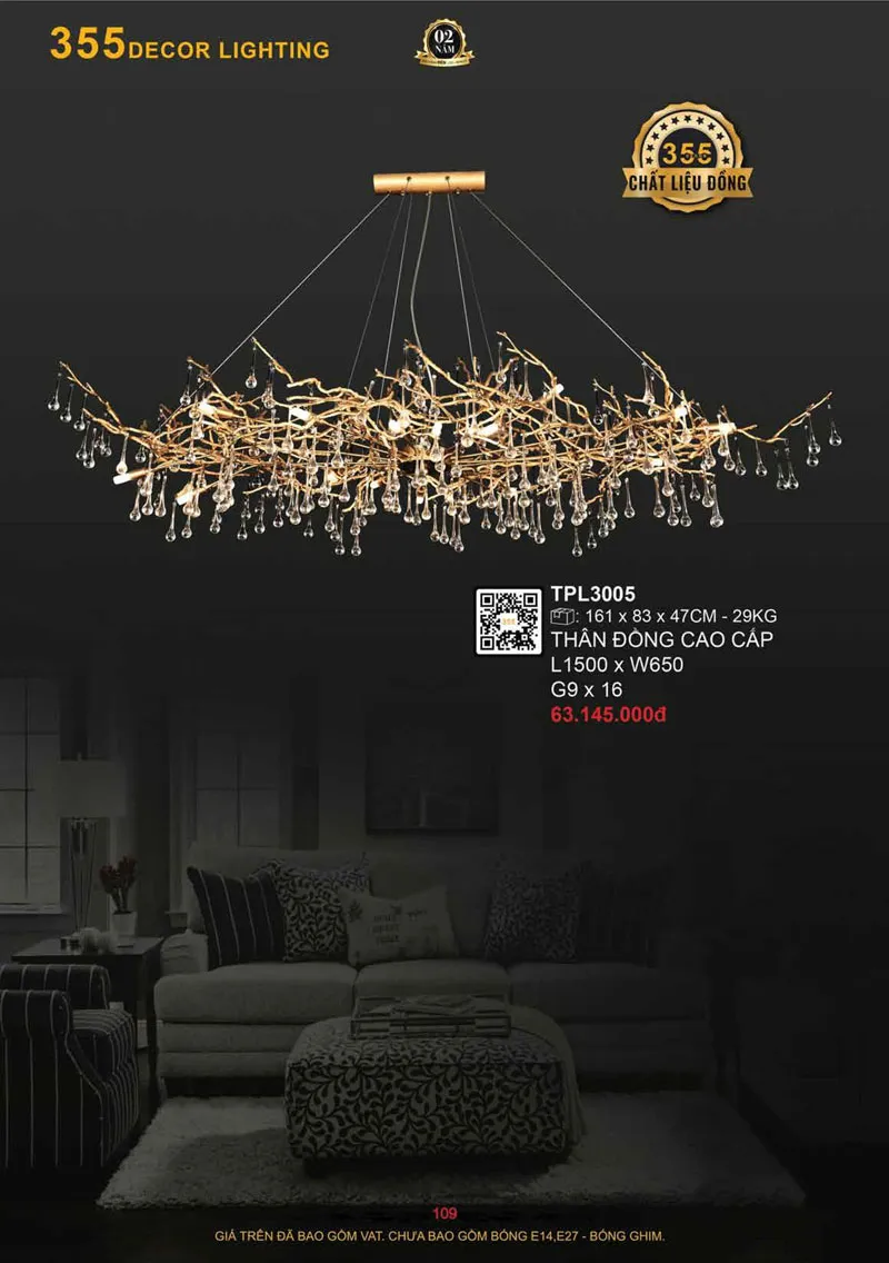 Catalogue Đèn Trang Trí 355 Decor 2026 - Trang 110)