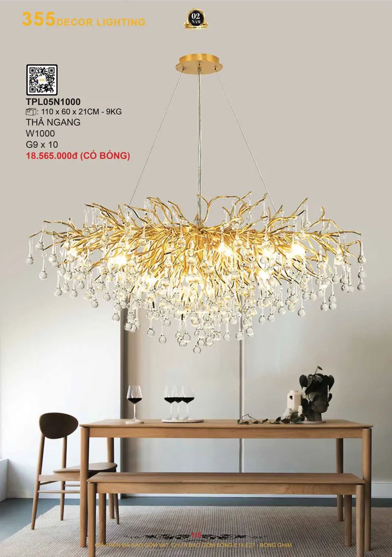 Catalogue Đèn Trang Trí 355 Decor 2026 - Trang 116)