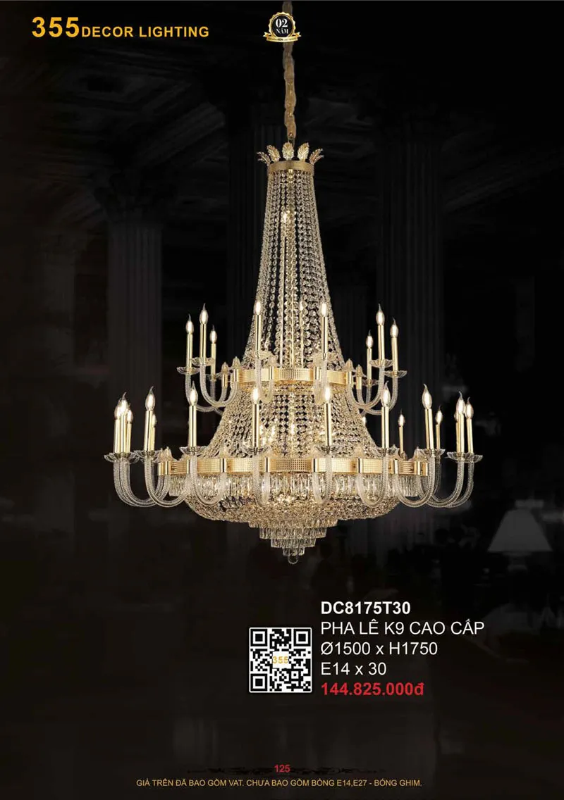 Catalogue Đèn Trang Trí 355 Decor 2026 - Trang 126)