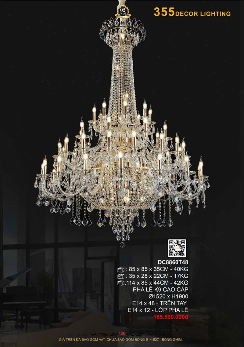 Catalogue Đèn Trang Trí 355 Decor 2026 - Trang 127)