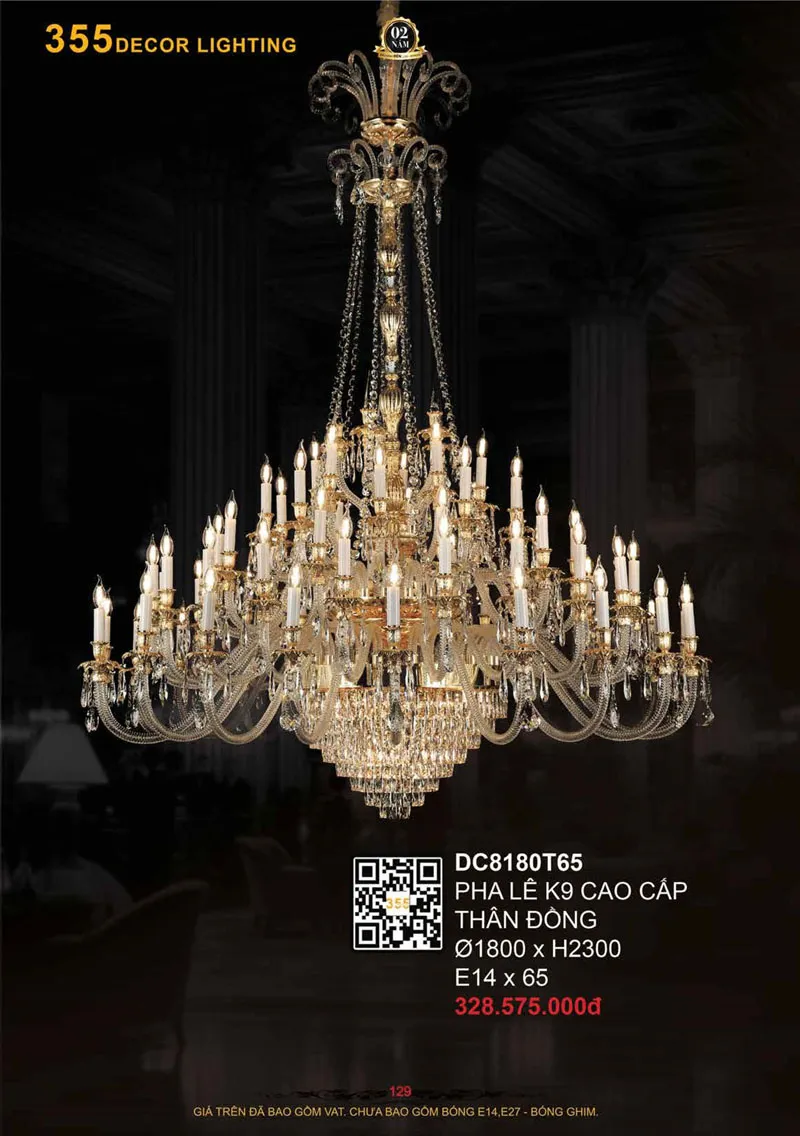 Catalogue Đèn Trang Trí 355 Decor 2026 - Trang 130)