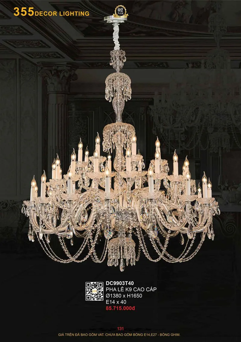Catalogue Đèn Trang Trí 355 Decor 2026 - Trang 132)