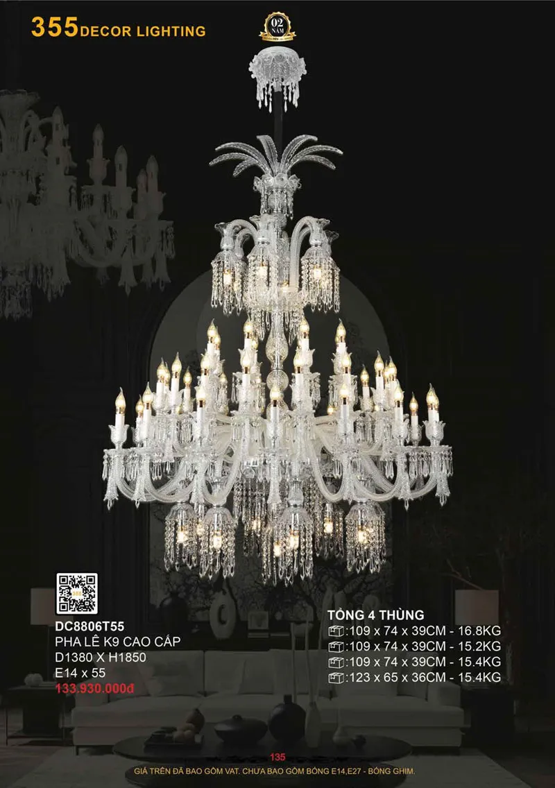 Catalogue Đèn Trang Trí 355 Decor 2026 - Trang 136)
