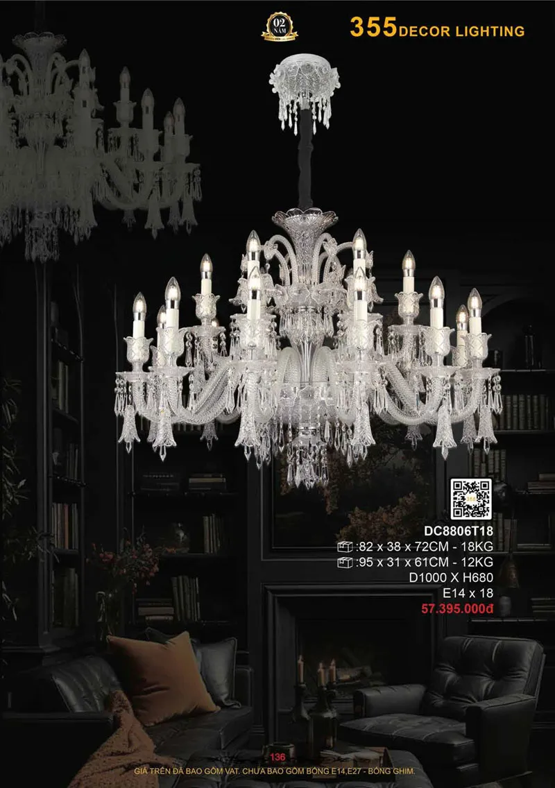 Catalogue Đèn Trang Trí 355 Decor 2026 - Trang 137)