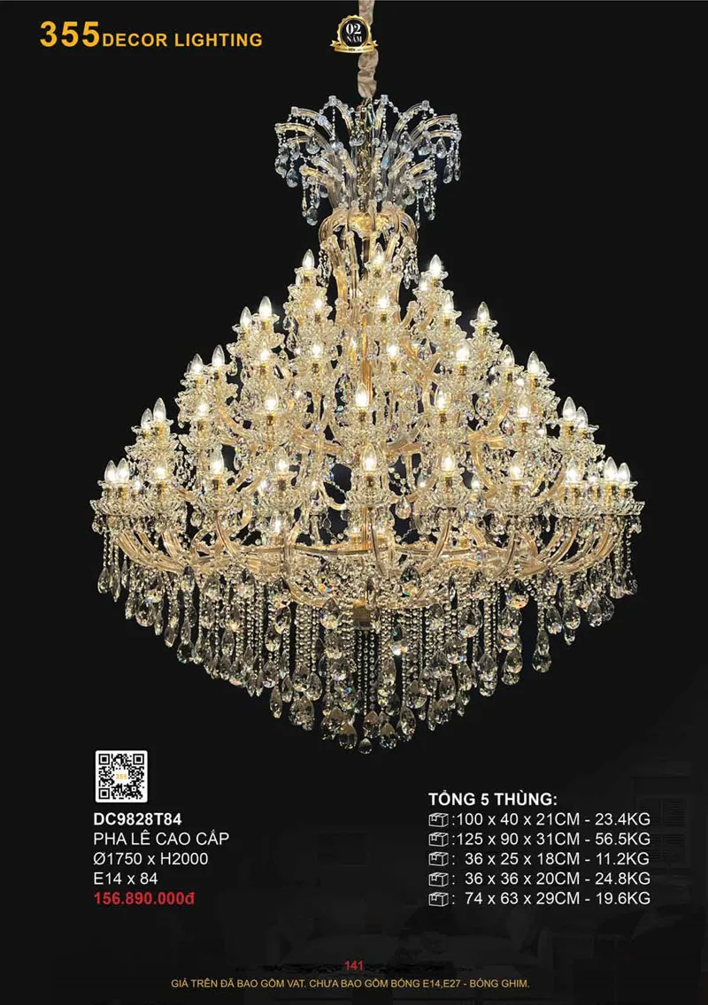 Catalogue Đèn Trang Trí 355 Decor 2026 - Trang 142)