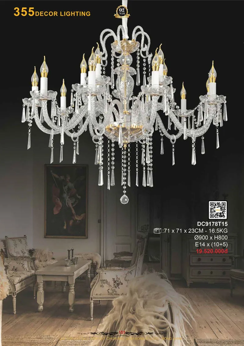 Catalogue Đèn Trang Trí 355 Decor 2026 - Trang 152)
